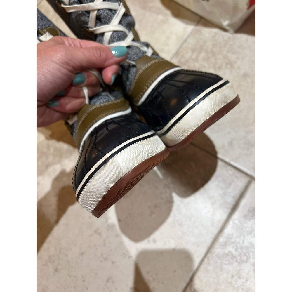 Sorel Tivoli High Waterproof Winter Lace Up Faux Fur Boots Size 10 - Picture 8 of 13